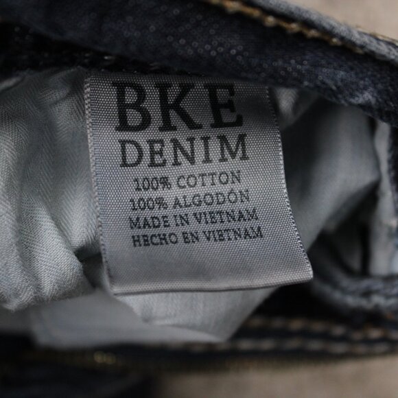 BKE Jake Jeans Mens 30R Blue Straight Leg Cotton Stretch Denim w/ 32"inseam - Picture 13 of 15